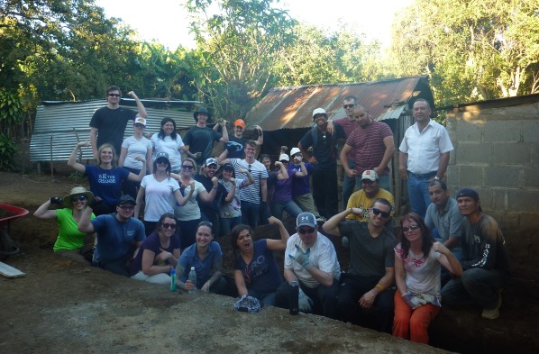 Above: Jim Norgate is pictured (back row, third from the right) with a group of NC students and site contractors on a Me to We volunteer trip to Nicaragua over Reading Week where they helped to construct a school.